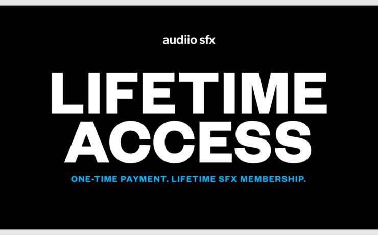 Audiio.com Launches Lifetime Sound Effects Membership